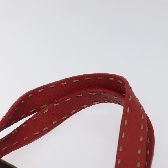 FENDI Zucca Canvas Hand Bag Sequin Black Brown - Picture 8 of 12